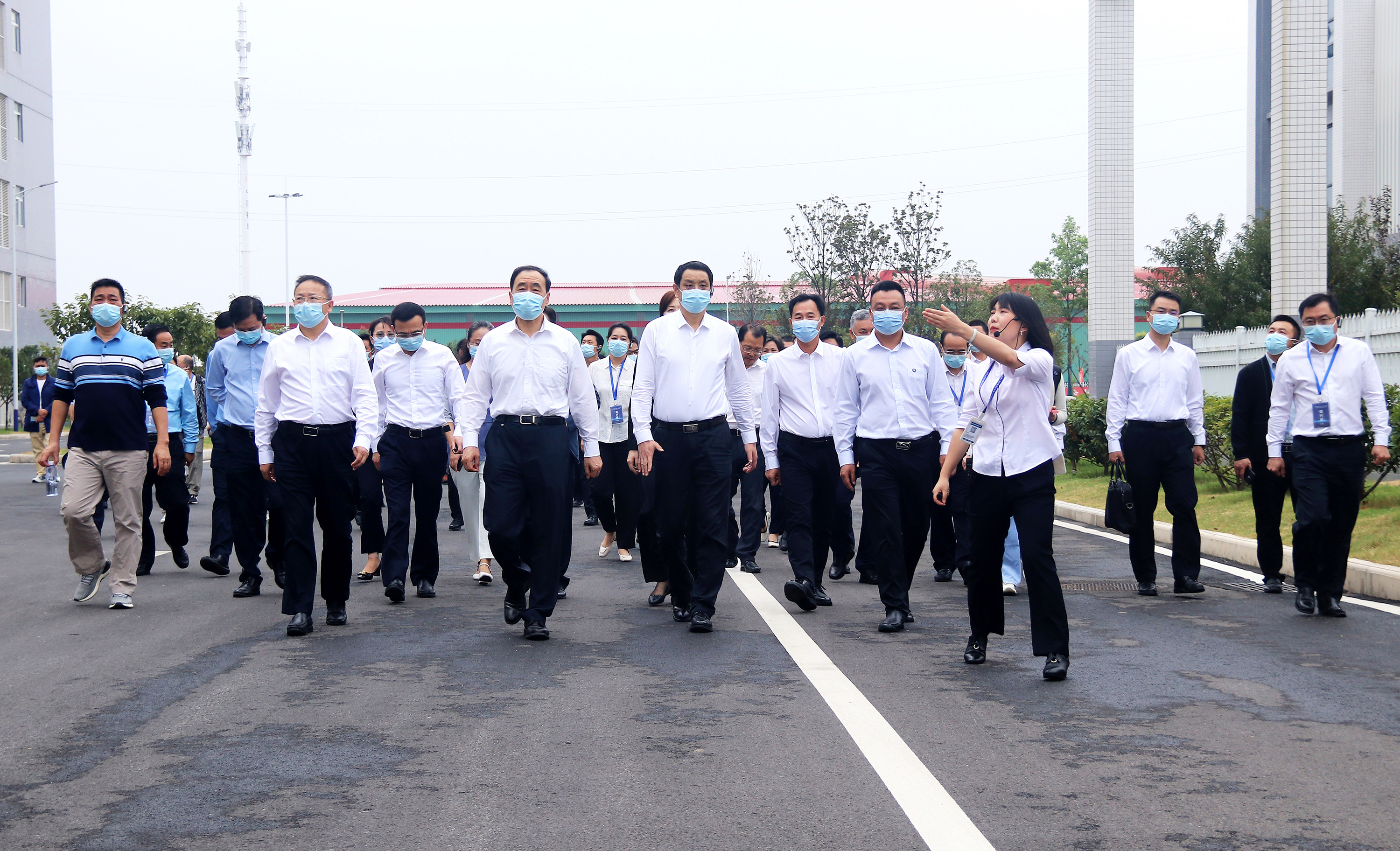 湖北省副省長(zhǎng)趙海山帶隊(duì)調(diào)研金茂源（華中）表面處理循環(huán)經(jīng)濟(jì)產(chǎn)業(yè)園